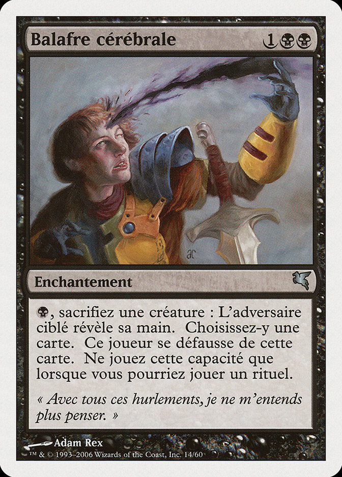 Balafre cérébrale