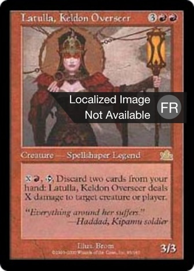 Latulla, brigadière kelde