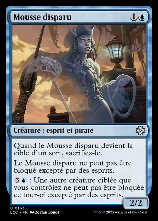 Mousse disparu