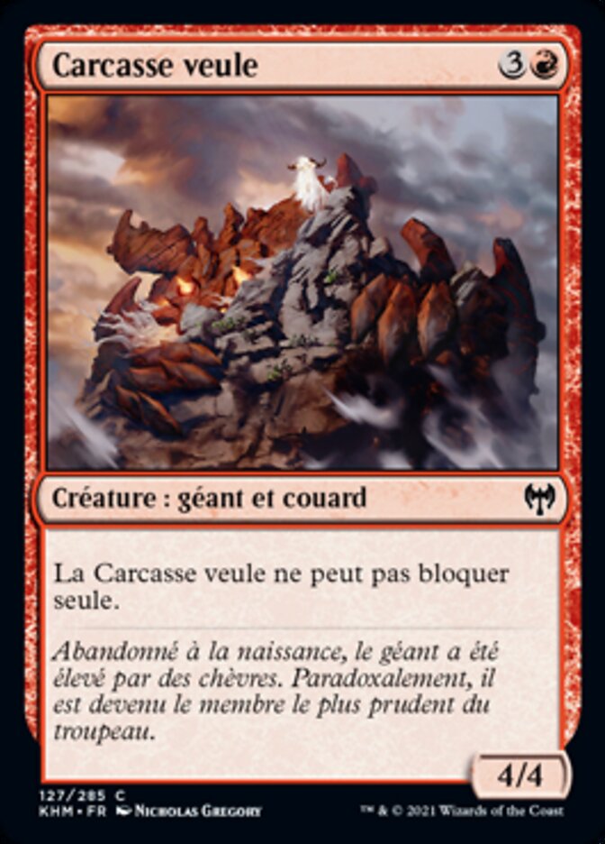 Carcasse veule
