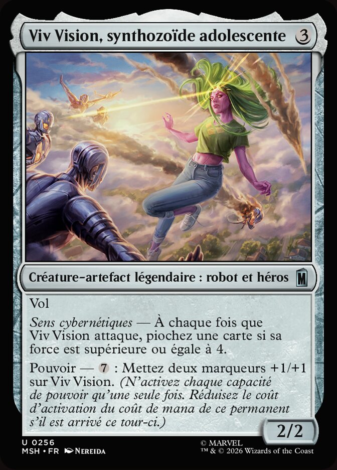 Viv Vision, synthozoïde adolescente