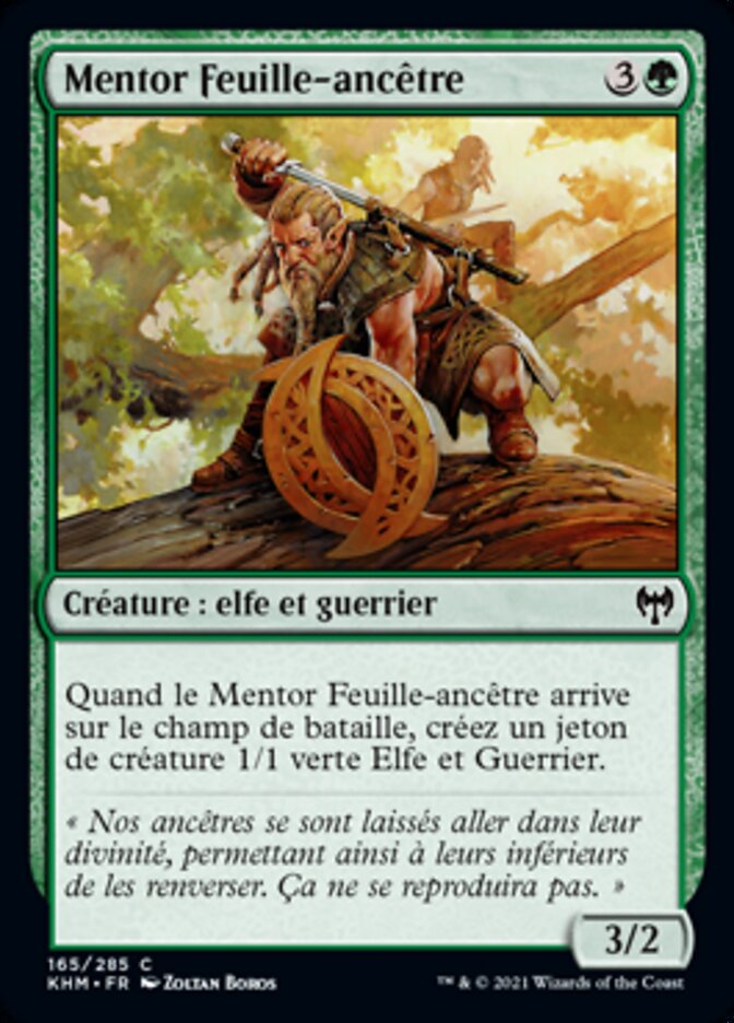 Mentor Feuille-ancêtre