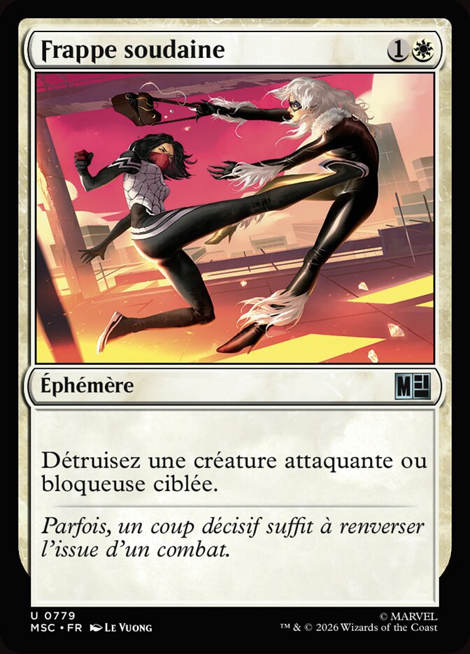 Frappe soudaine