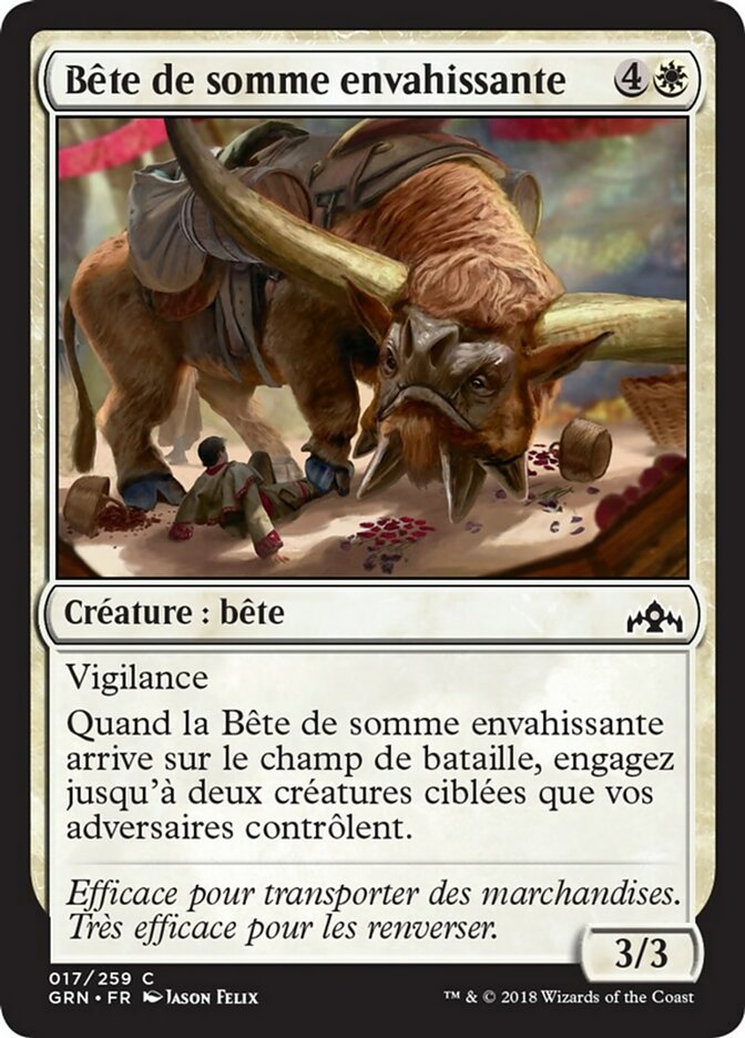 Bête de somme envahissante