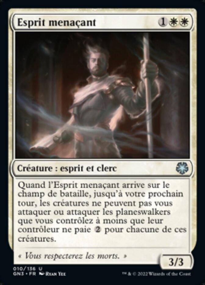 Esprit menaçant