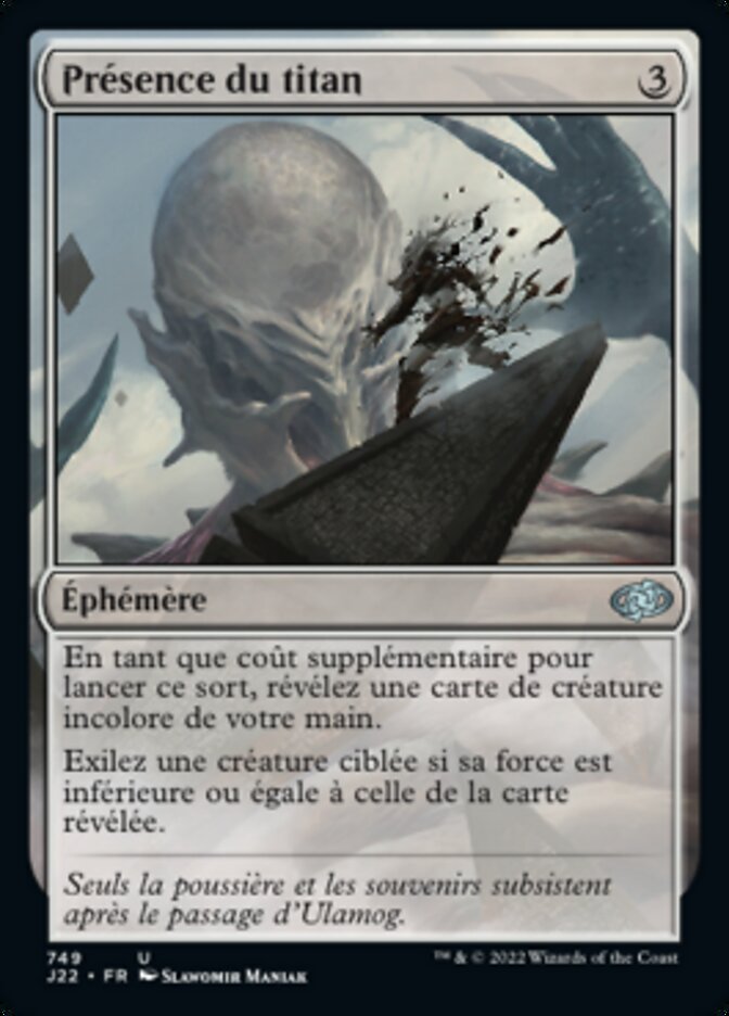 Présence du titan