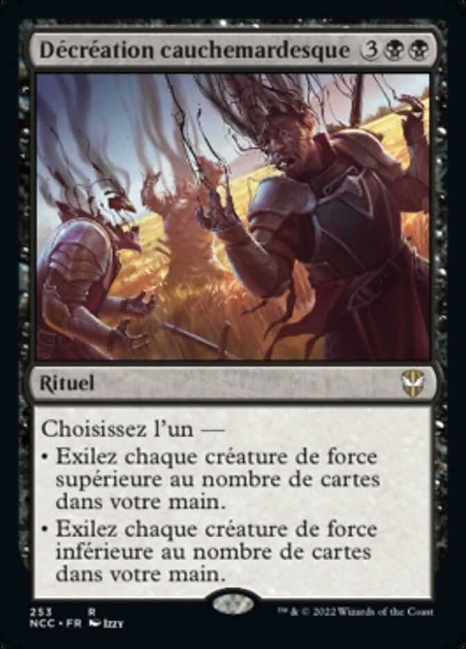 Décréation cauchemardesque