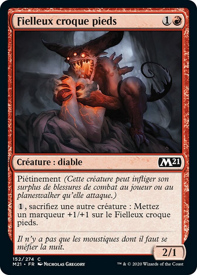 Fielleux croque pieds