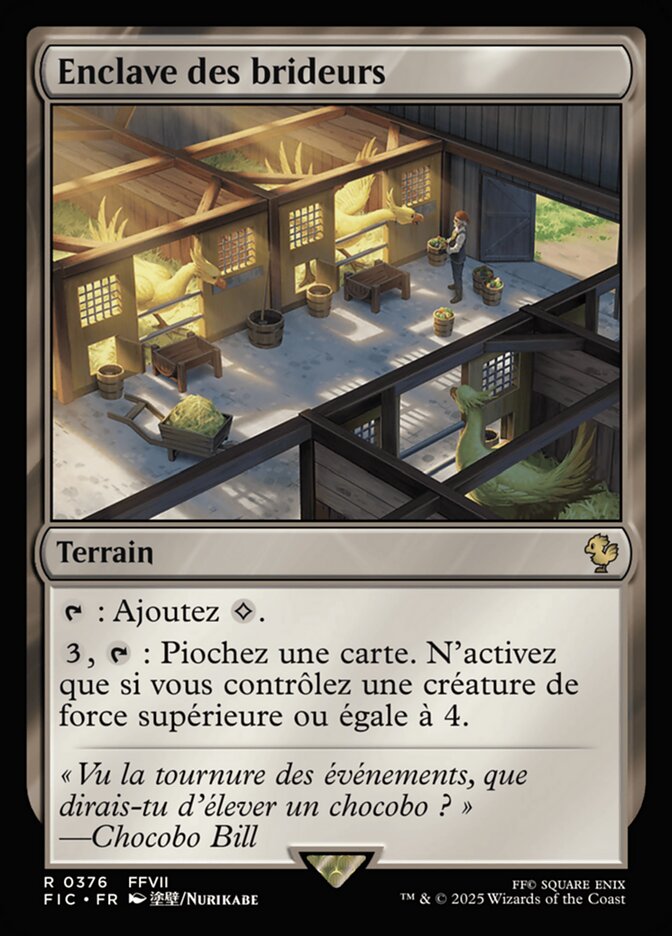 Enclave des brideurs