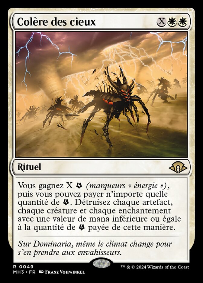 Colère des cieux