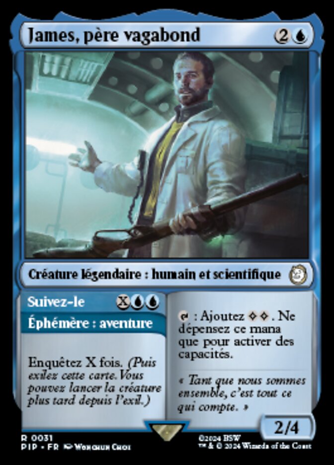James, père vagabond