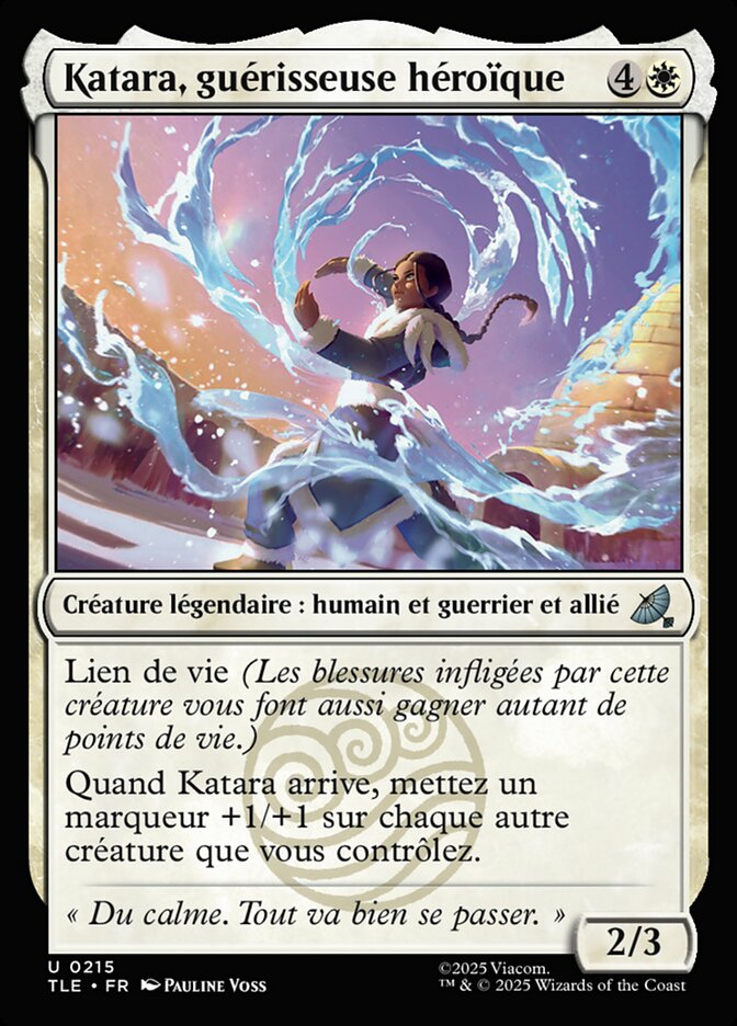 Katara, guérisseuse héroïque