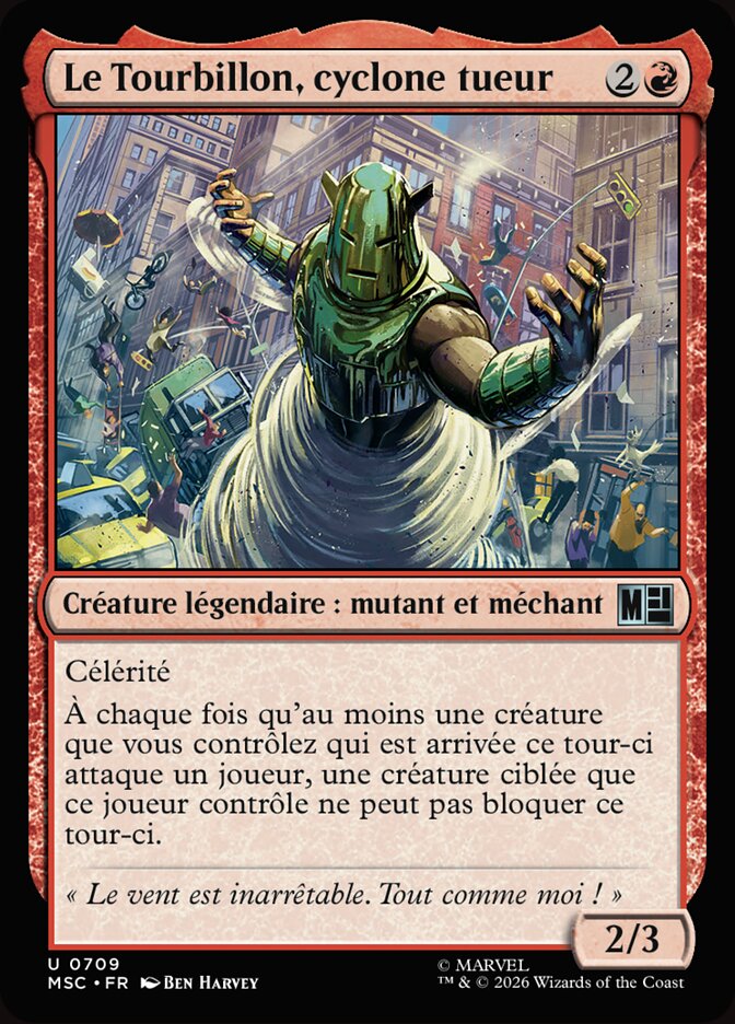 Le Tourbillon, cyclone tueur