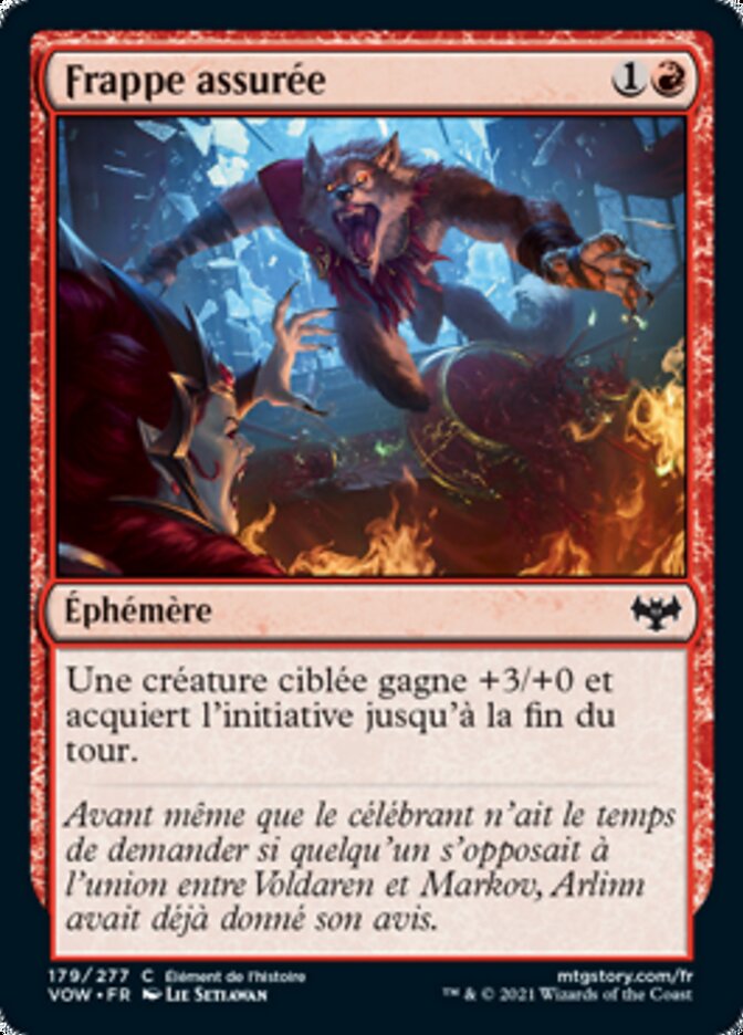 Frappe assurée