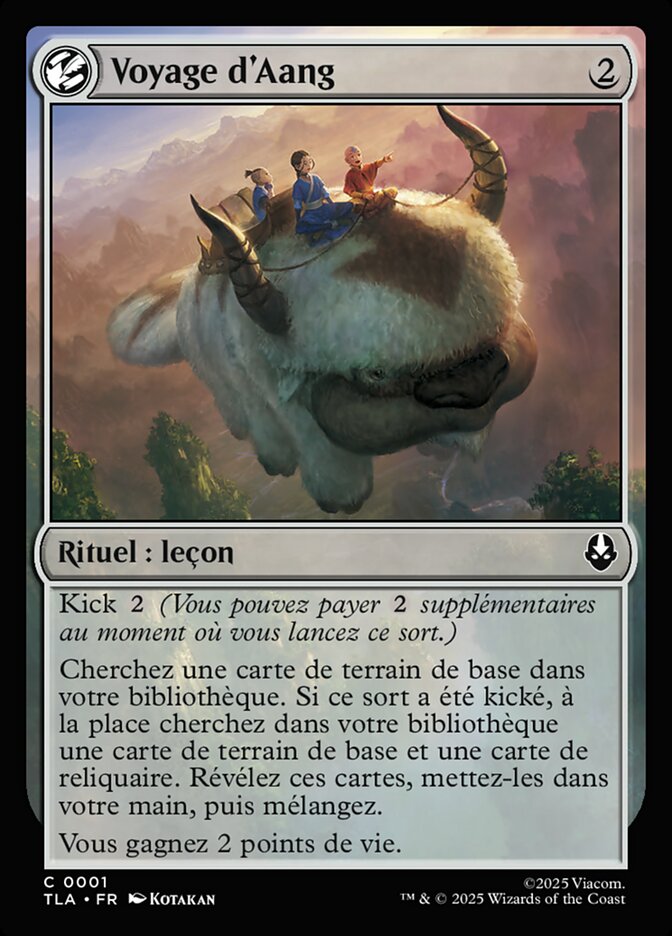 Voyage d'Aang