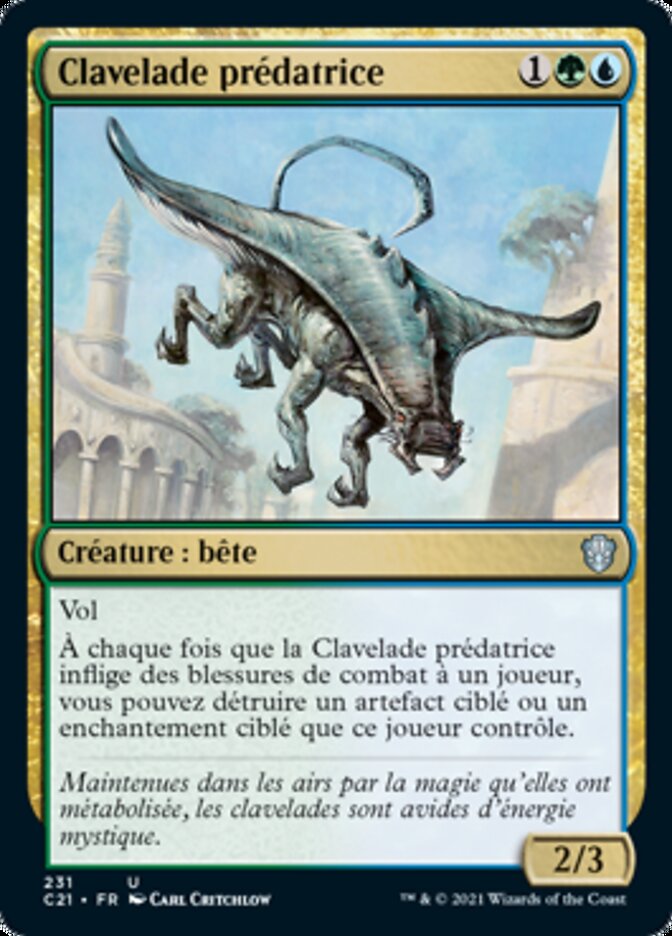 Clavelade prédatrice