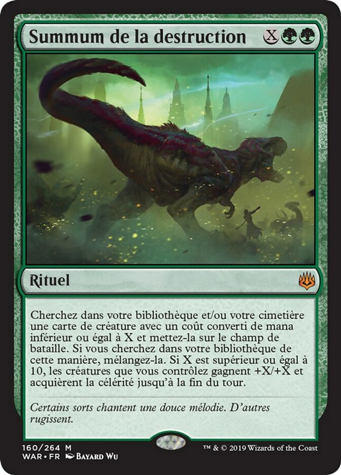 Summum de la destruction