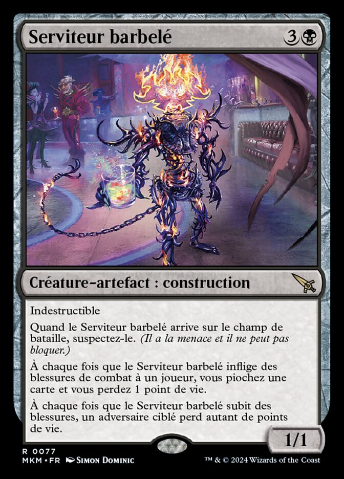 Serviteur barbelé