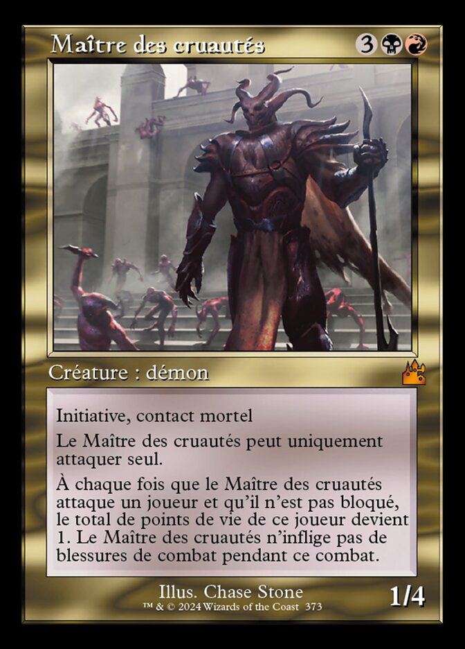 Maître des cruautés