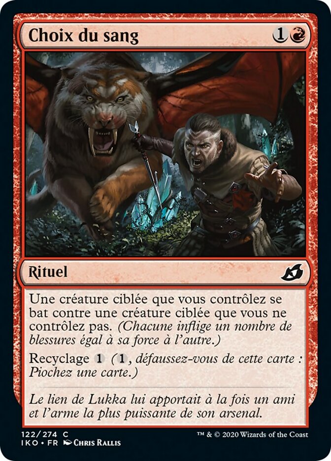 Choix du sang
