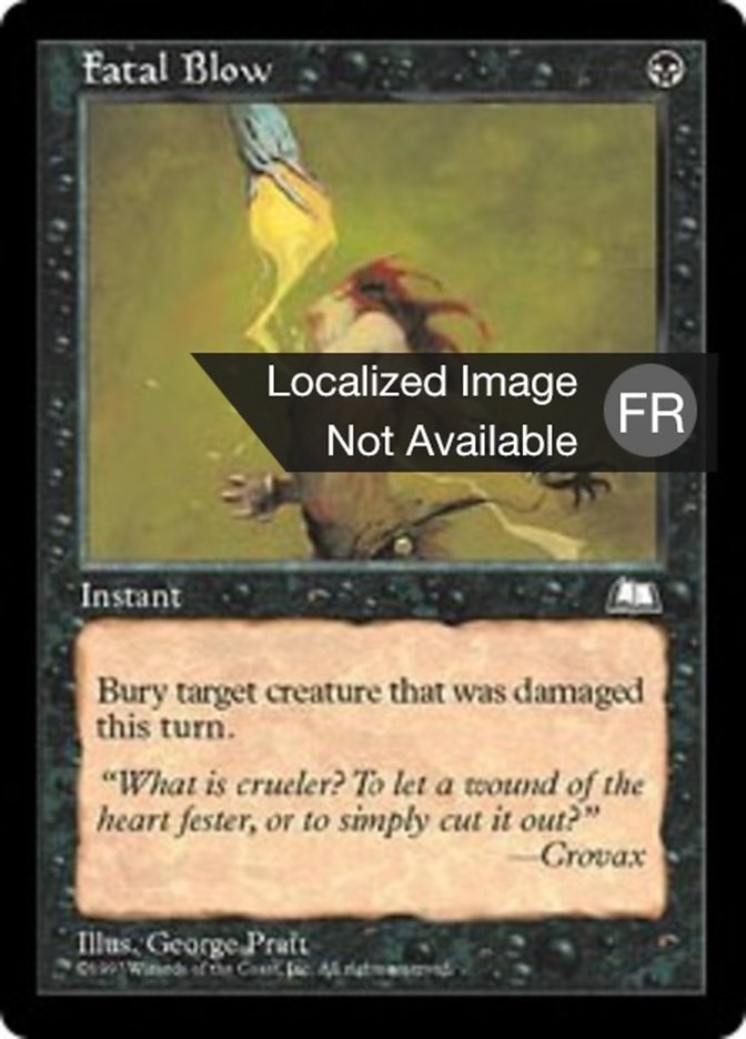 Coup fatal