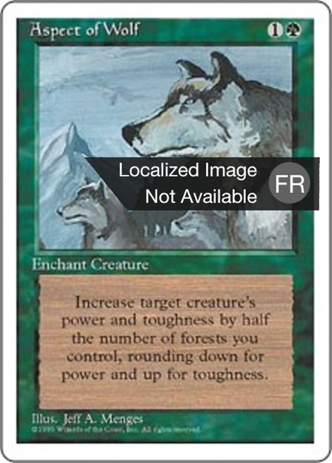 Aspect du loup