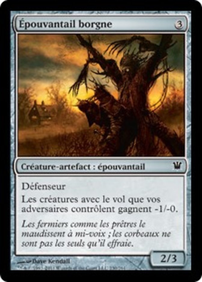 Épouvantail borgne