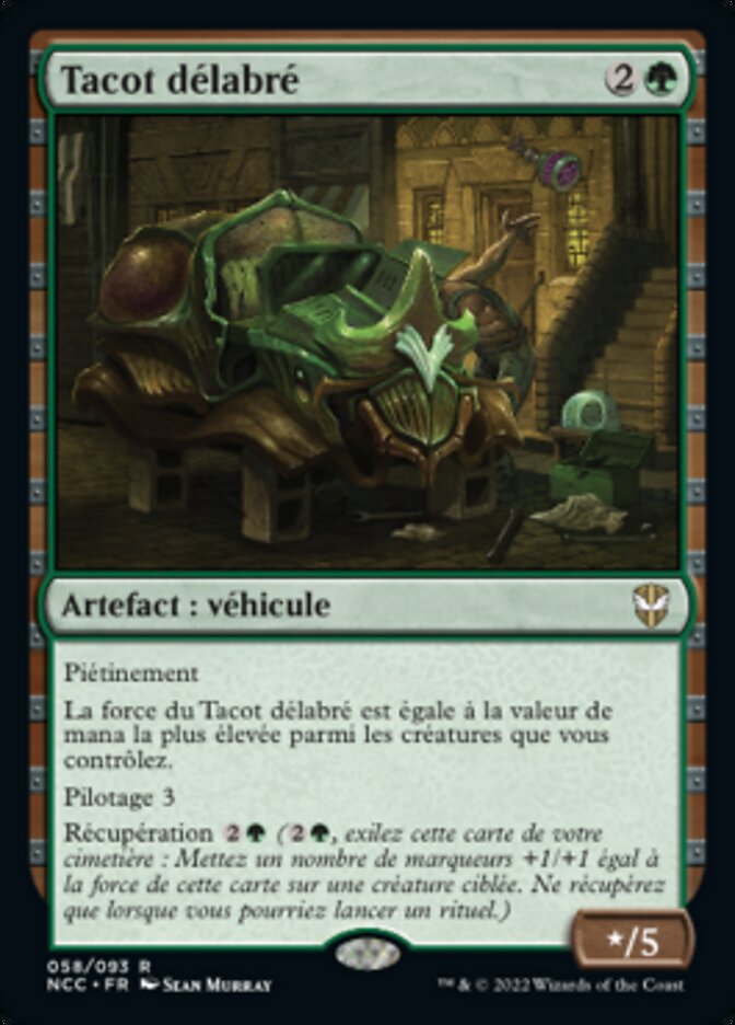 Tacot délabré