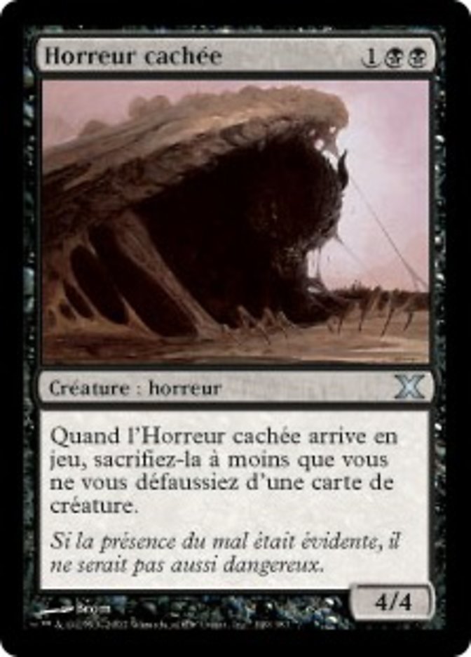Horreur cachée