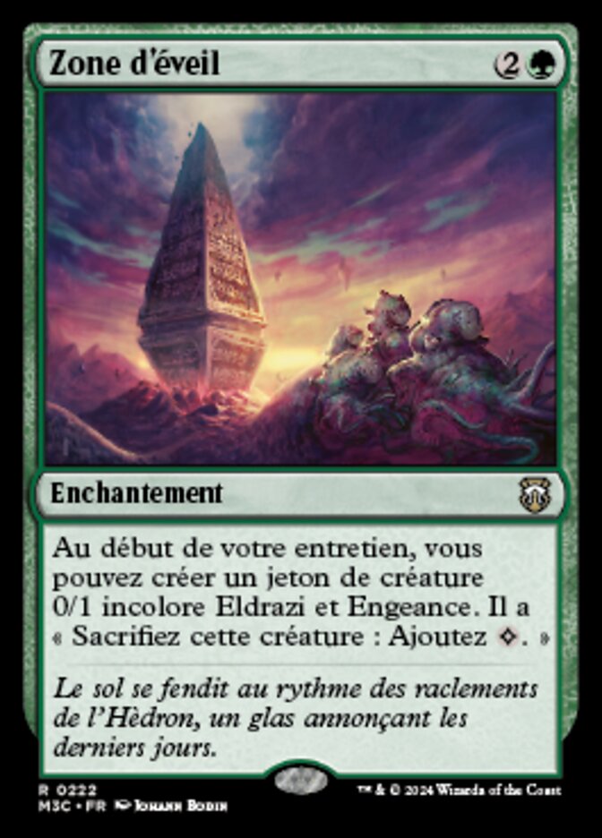 Zone d'éveil