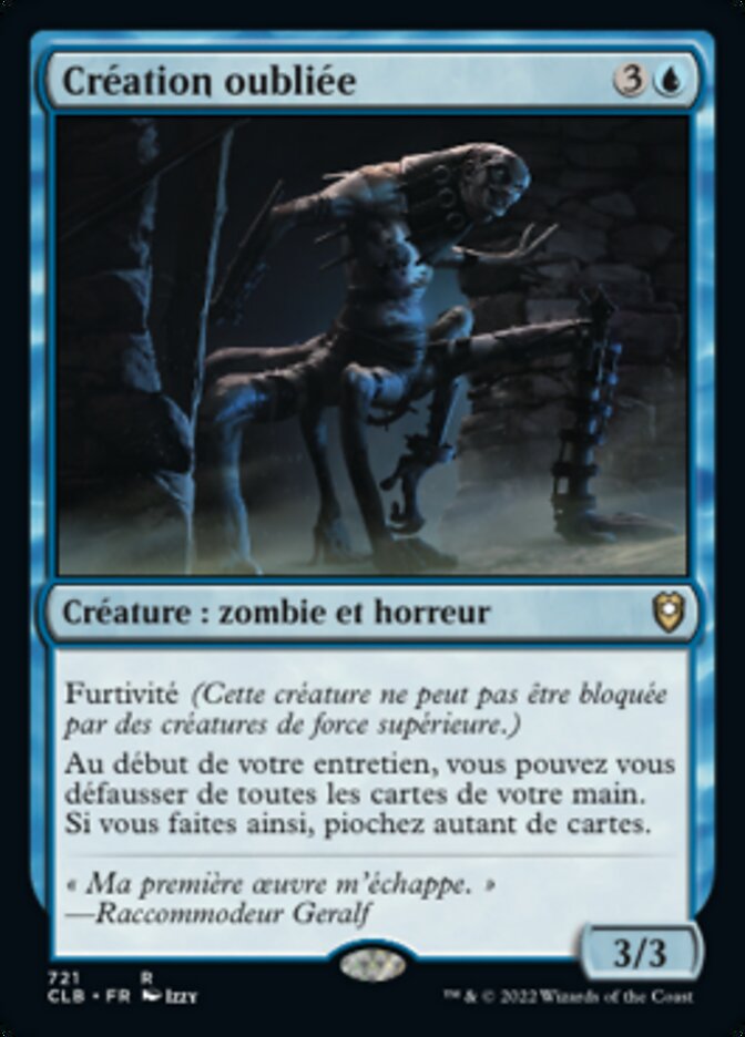 Création oubliée