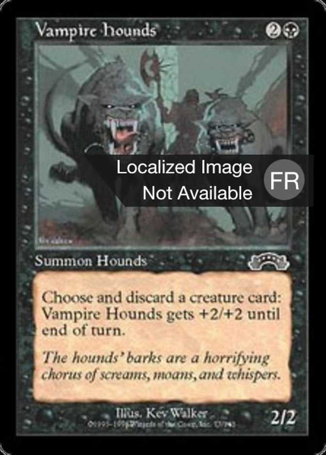 Chiens de chasse vampires