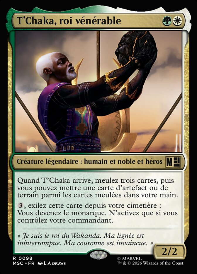 T'Chaka, roi vénérable