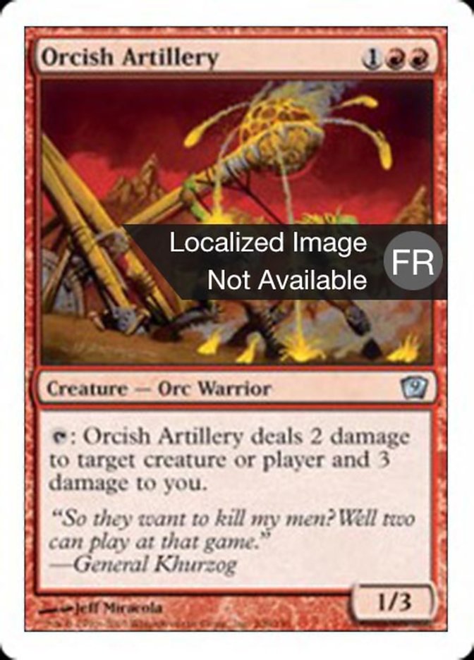Artillerie orque