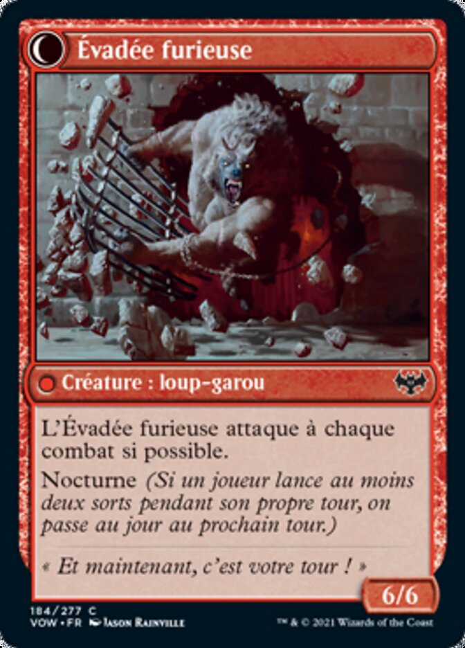 Prisonnière épuisée