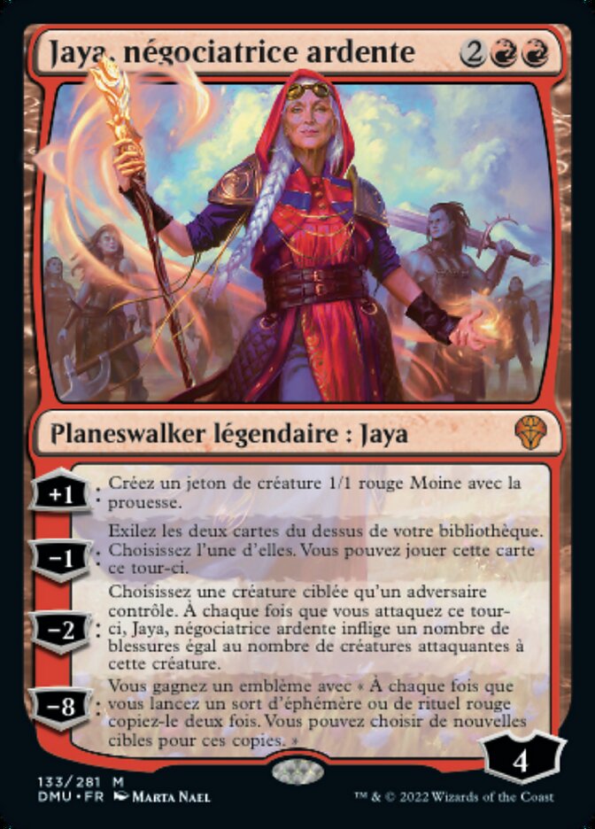Jaya, négociatrice ardente