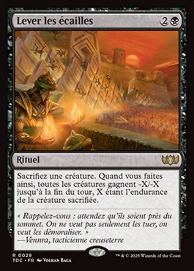 Lever les écailles