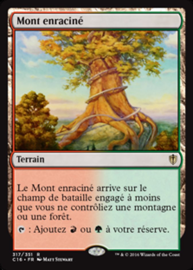 Mont enraciné