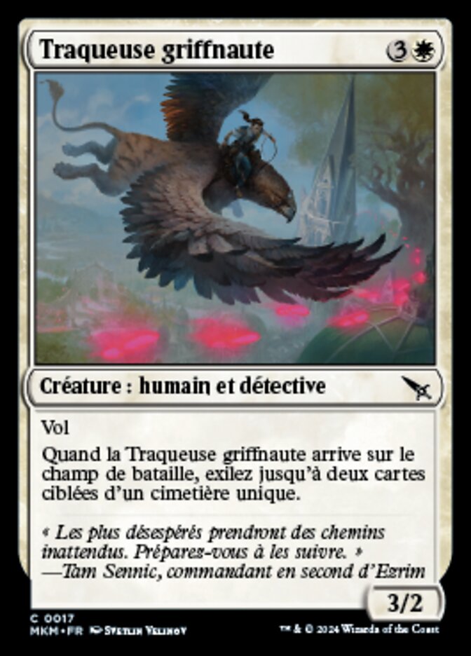 Traqueuse griffnaute