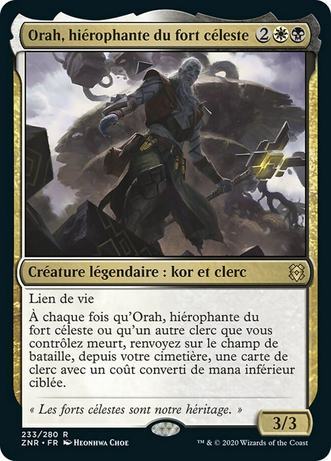Orah, hiérophante du fort céleste
