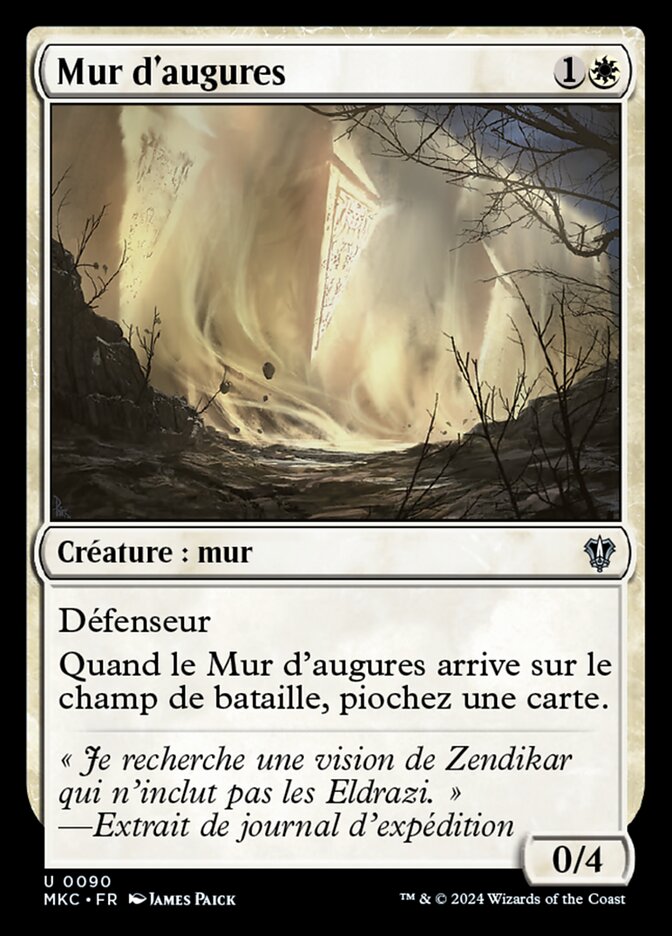 Mur d'augures