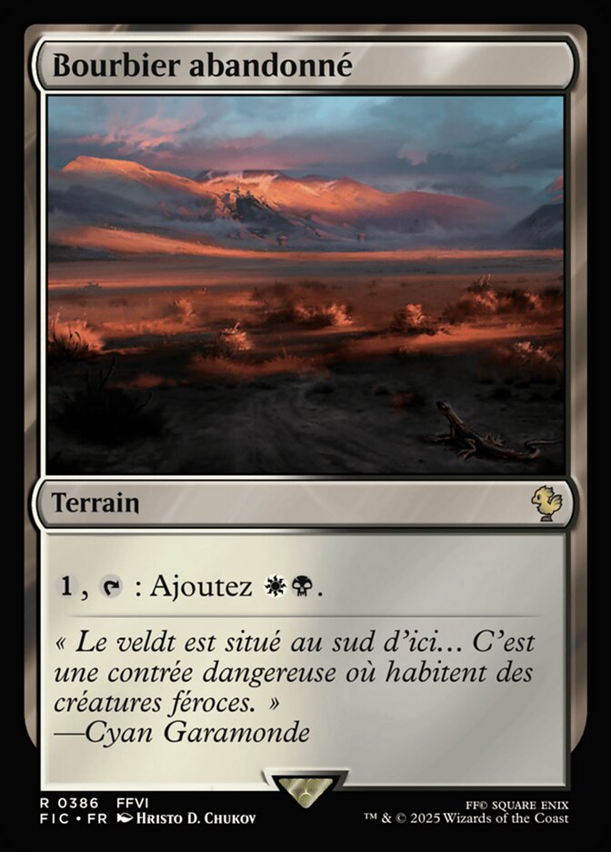 Bourbier abandonné