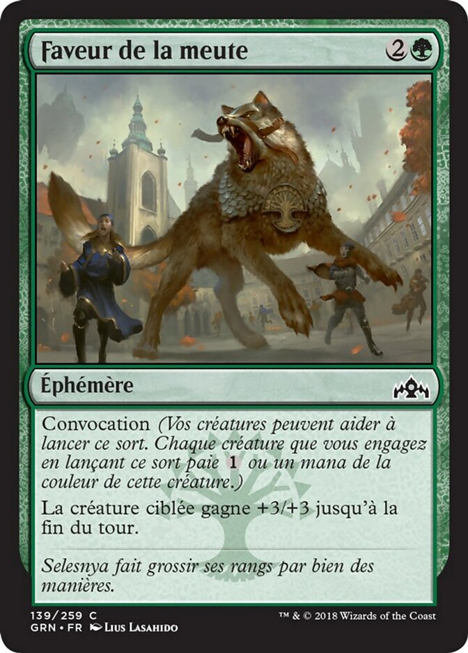 Faveur de la meute