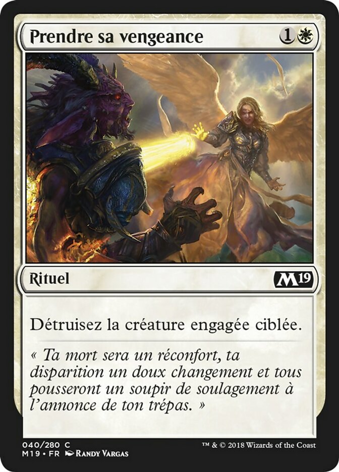 Prendre sa vengeance