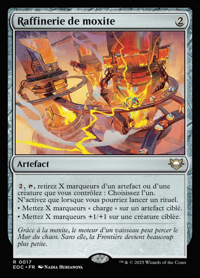 Raffinerie de moxite