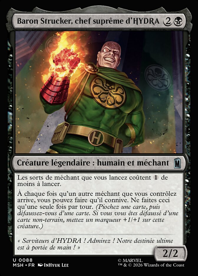 Baron Strucker, chef suprême d'HYDRA
