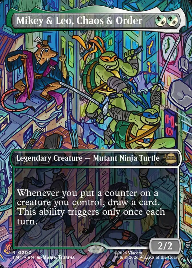 Mikey &amp; Leo, Chaos &amp; Order