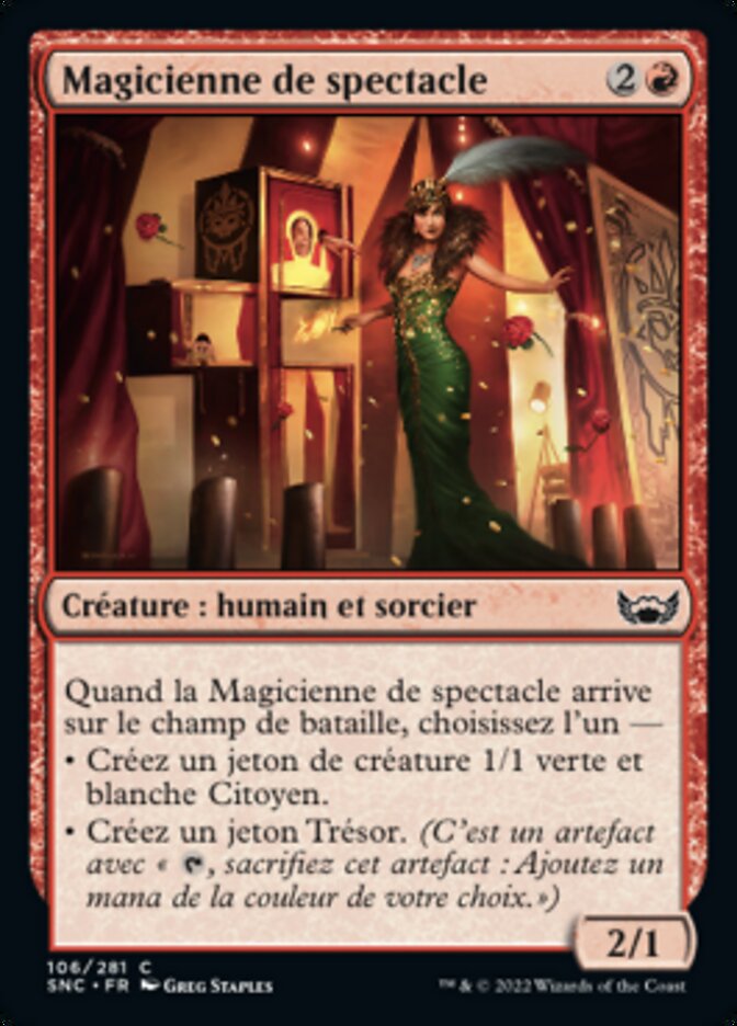 Magicienne de spectacle