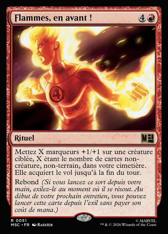 Flammes, en avant !