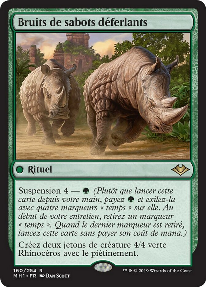 Bruits de sabots déferlants